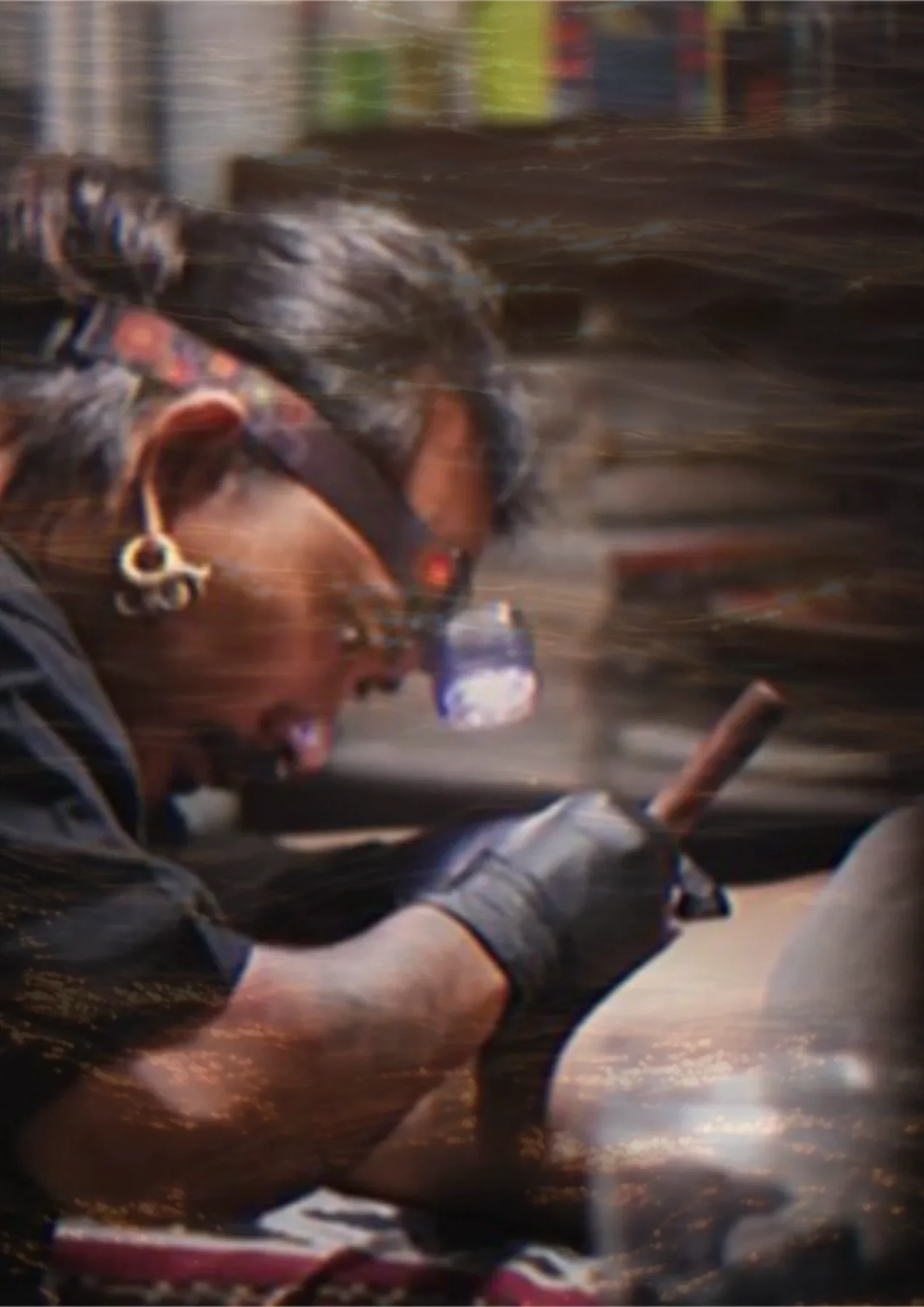 Silver Jerry Handpoke Tattoo Artist